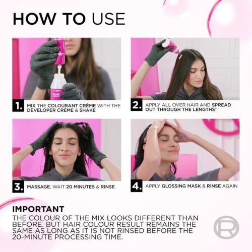 L'Oreal Paris Casting Creme Gloss 316 Plum Color Semi-Perm Hair Dye Colour,,.AU - Picture 4 of 4