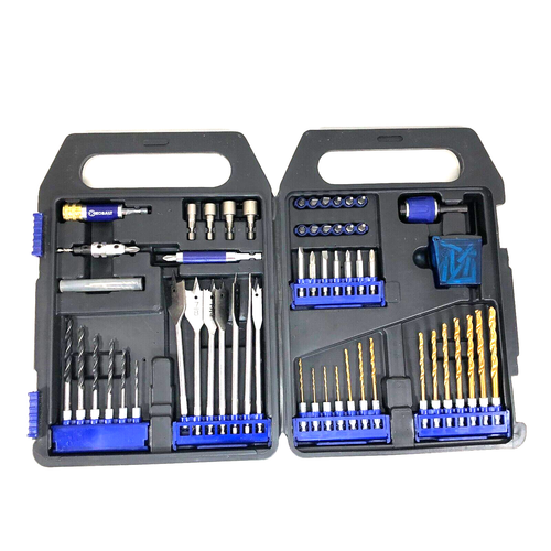 Kobalt Big Multi Piece Speedfit Drill Bits & Driver Set W/Storage Case ...