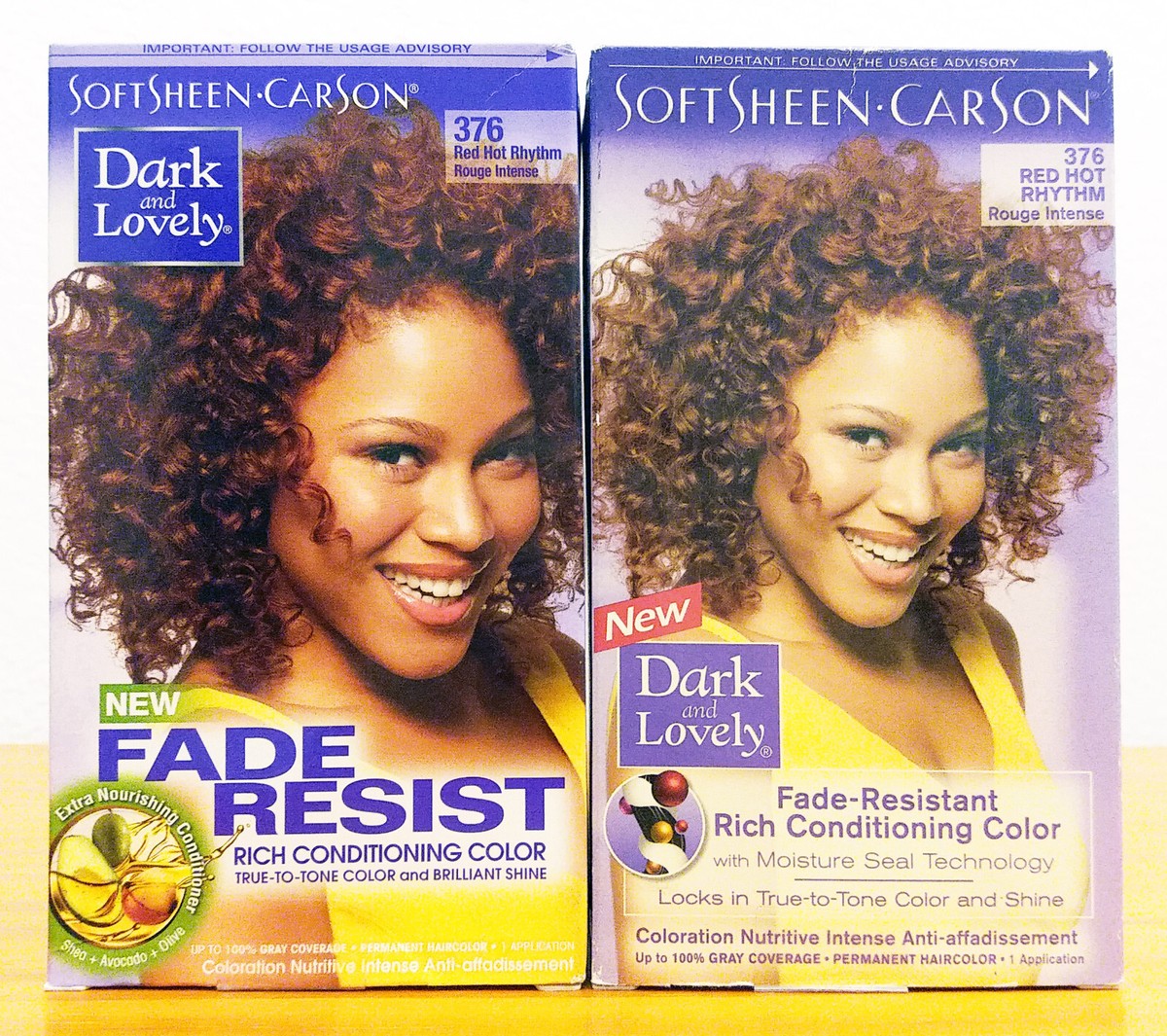 SoftSheen-Carson Dark & Lovely Fade Resist Hair Color, 376 Red Hot