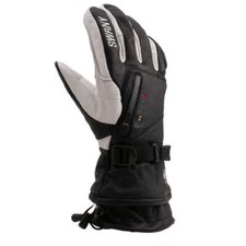 SWANY Men's X-Calibur Black and Silver White Glove SX-30M-BK/SWH