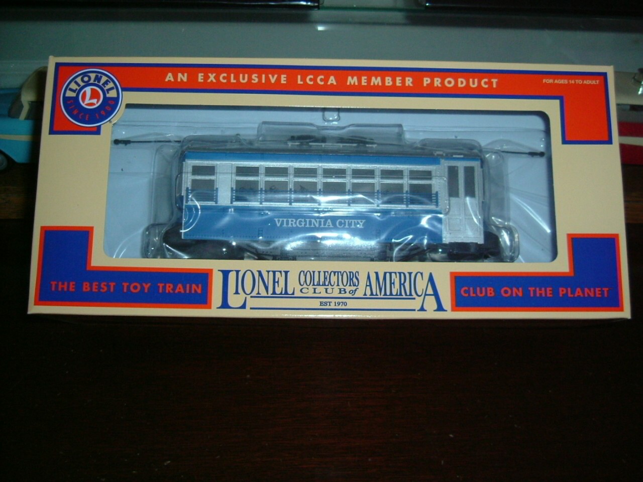 LIONEL #58047 LCCA 2019 RENO CONVENTION REGISTRATION TROLLEY NIB