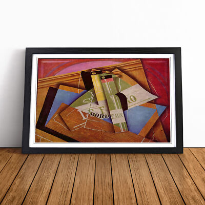 Juan Gris Stillleben (10) Wandbild Kunstdruck gerahmt Leinwand Bild Poster Deko