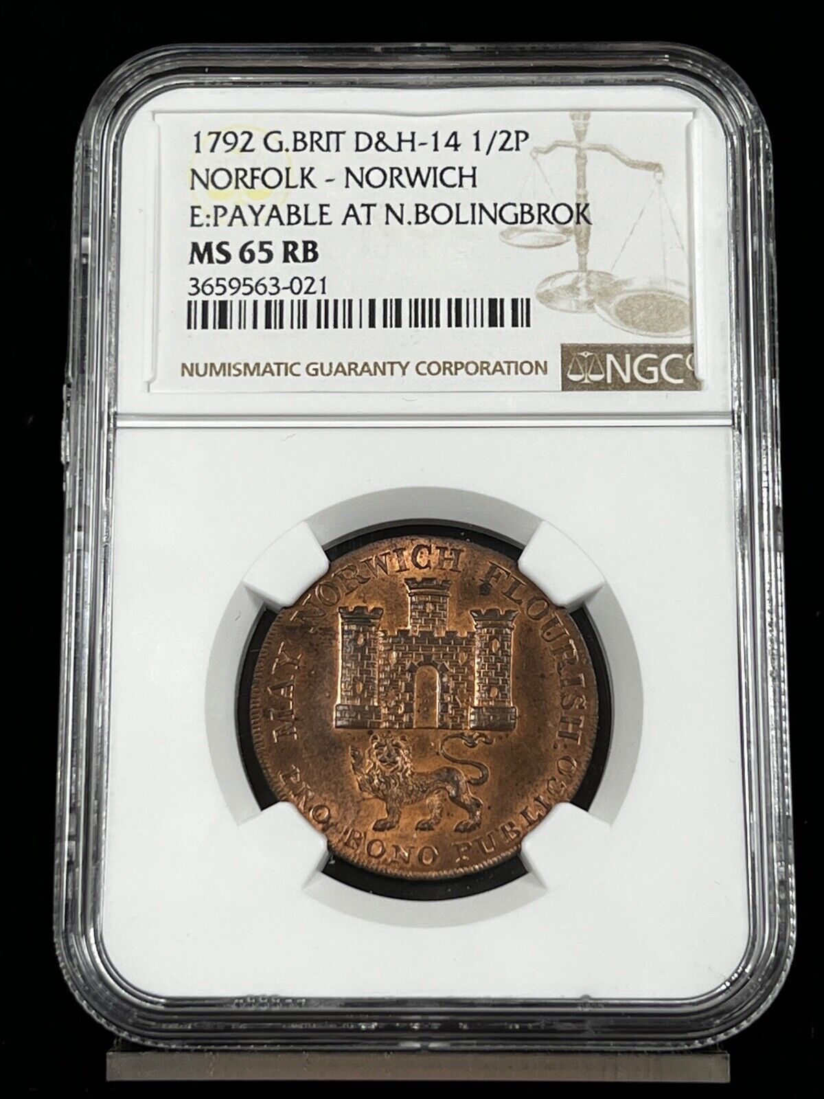 1792 Great Britain DH-14 Norfolk-Norwich 1 Token Complete Free Shipping Free shipping on posting reviews 2 Conder Penny