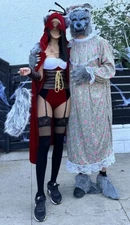 COUPLES Red Riding Hood and Granny Wolf Halloween Costumes, Used only ONCE!