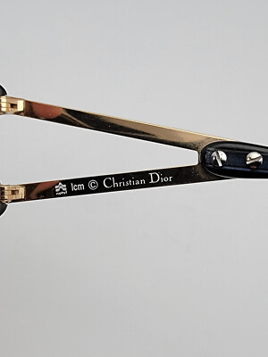 Christian Dior 2763 50 Psychedelic Multi-Color Gold 