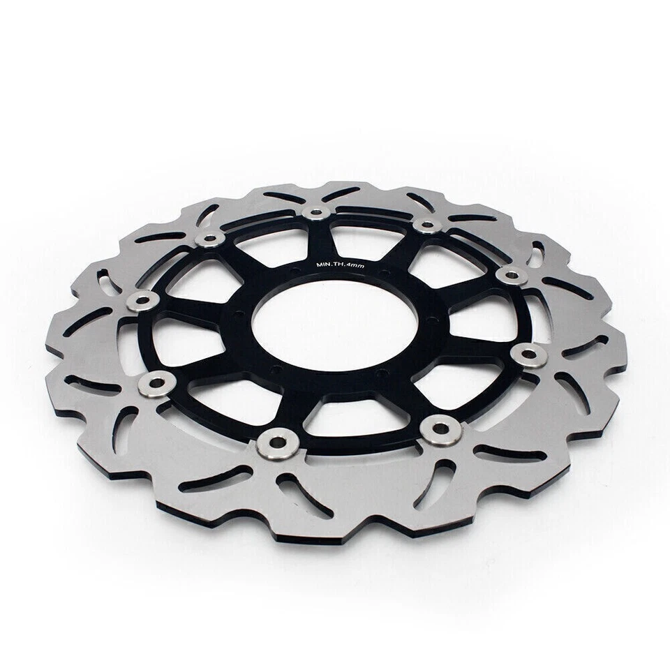 2 Front Brake Disc Rotors Set For Honda CBR 1000 RR 2006-2007 Wave Rotors - Image 4 of 4