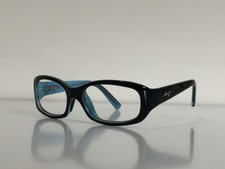 Maui Jim MJ219-03 Punchbowl Rectangle Black Blue Sunglasses Frame Only 54-17-135