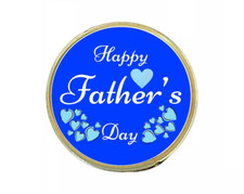Happy Father’s Day (A) 26mm Metal Lapel Pin Badge