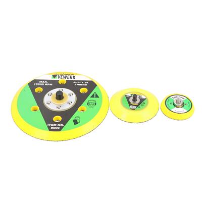 2'' / 3'' Hook & Loop Backing Pads Sanding Polishing M6 Thread for Air Sander