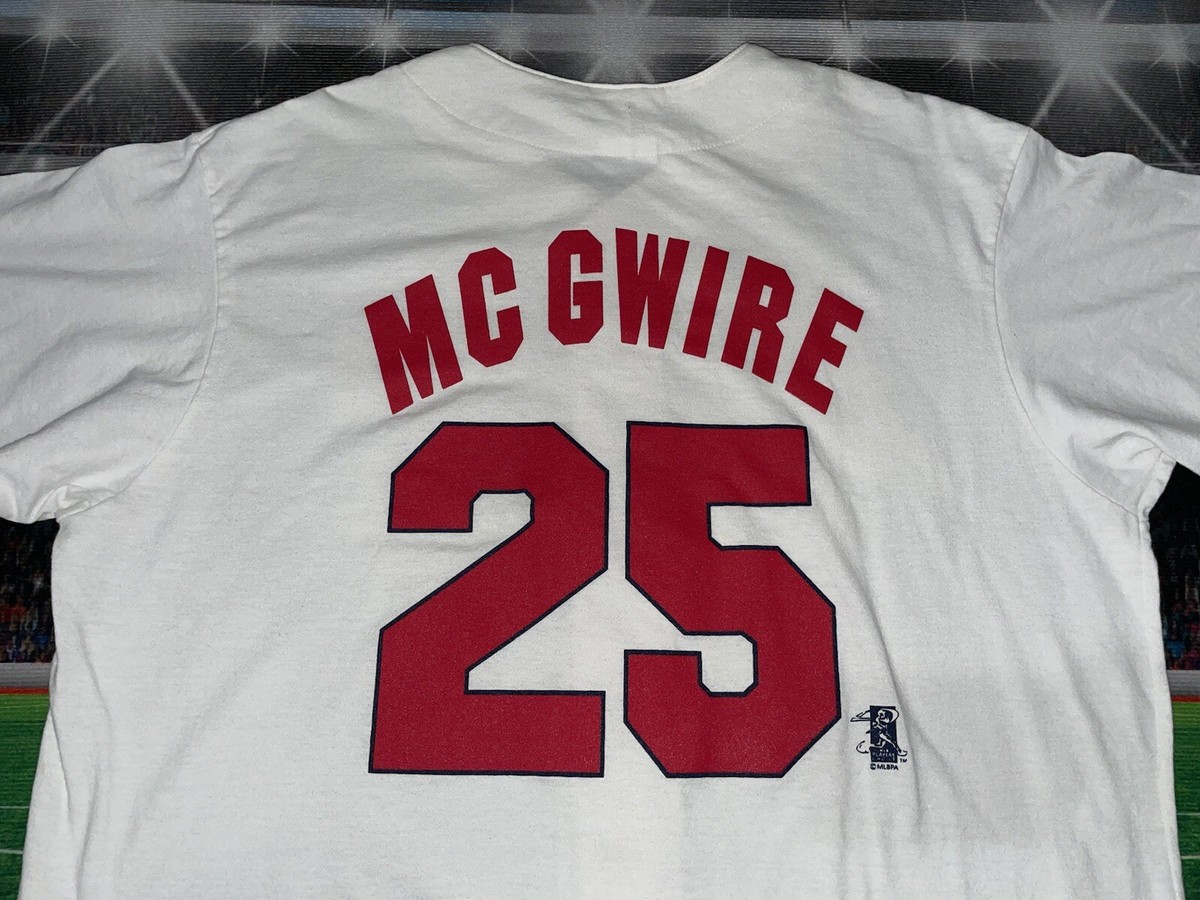 VTG 90s St Louis Cardinals Mark McGwire #25 Jersey Shirt