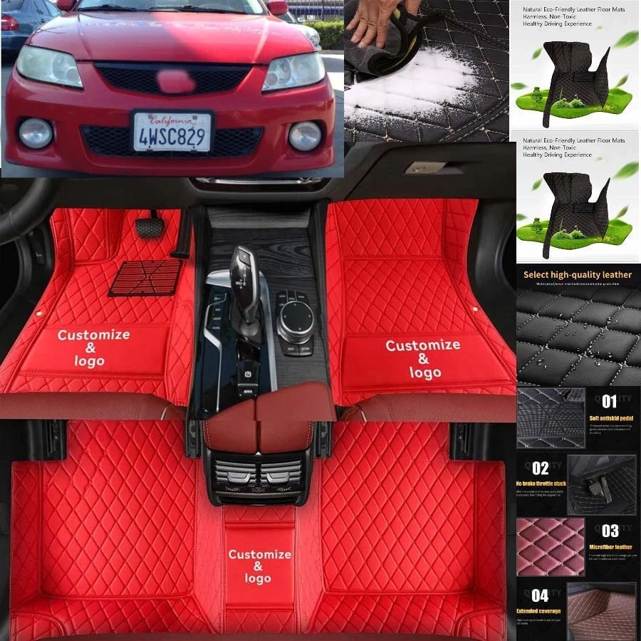 For Mazda Protege5 Car Floor Mats Luxury Waterproof Carpets Liners Interior Auto - Image 3 of 4