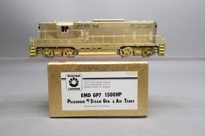 HO Brass Model - Oriental EMD GP7 Passenger w/ Steam Generators & Air Tanks