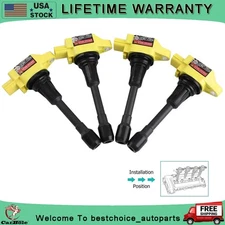High Performance Ignition Coil for Nissan Altima Rogue 2.5L Infiniti UF549 ,4PCS