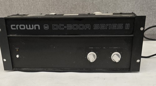 Crown DC-300A Series II 2-Channel Studio Power Amplifier Tested