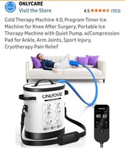 Cold Therapy Machine 4.0, Program Timer Ice Machine for Knee After Surgery