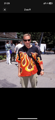 Mambo loud shirts ファイヤーパターン ヴィンテージアロハシャツ Mambo Vintage 90s Flame Loud Robin Williams Shirt, Size L | eBay