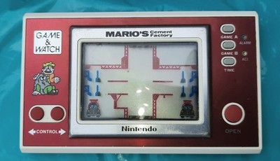 Nintendo Game And Watch Mario's Cement Factory ML-102, 1983 Tested Working