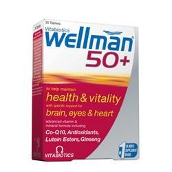 Vitabiotic Wellman 50+ 30 Tabs - 2 Pack