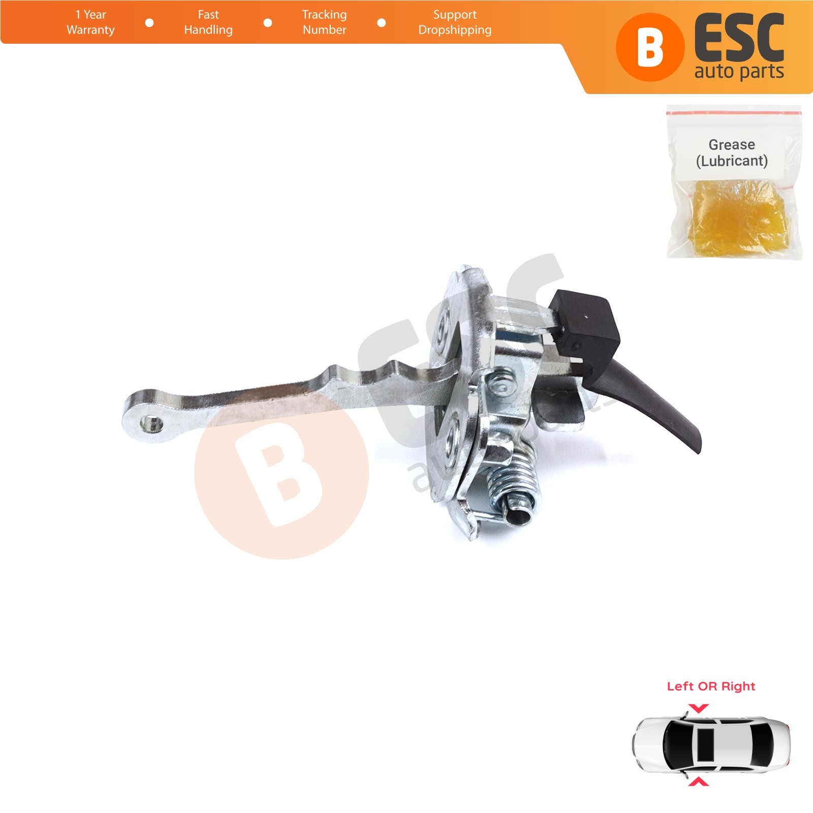 Door Stop Check Assy Limiter for VW Lupo 6X1 6E1 1998-2005 Seat Arosa 1997-2004