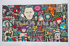 Bruce Springsteen artwork 'TRAMPS LIKE US' by Paul Halmshaw.