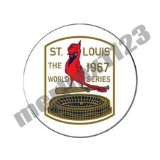 St. Louis STL Cardinals 1967 World Series Champions MLB Golf Ball Marker