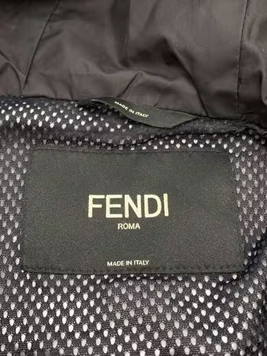 FENDI / Reversible bomber jacket / FF logo / Size 50 / Polyester / Black / FAA59 thumbnail 3