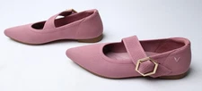 Vivaia Women's Maria Pointed-Toe Mary-Jane Flats JL3 Mauve Size US:6 UK:3.5