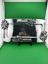 20 x 10 Palm Tree Metal Rectangular Serving T...