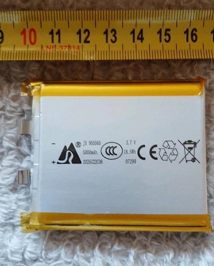 Lipo Akku 3,7V 5000mAh Li-Ion kompakt Batterie kompakt , dicke 8mm *Neu - Bild 2 von 3