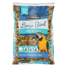 Pennington Large Bird Everyday Blend Bird Food for Parrots Cockatoos 3 lbs, Bag.
