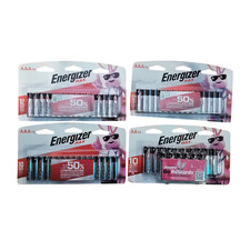 Energizer Max 16-Count Pack Lot of 4 64 Batteries Mixed AAA AA Sealed