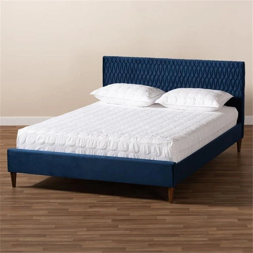 Baxton Studio Frida Upholstered Bed - Thumbnail 2