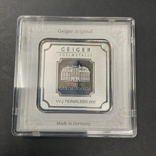 Geiger Edelmetalle Security Line 100 gram .999 Fine Silver - In Assay