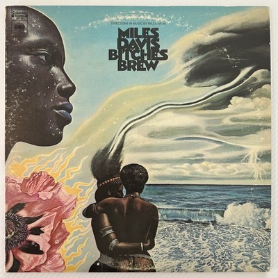 MILES DAVIS Bitches Brew 1970 COLUMBIA Repress 2LP Vinyl Record PLAY GRADED VG