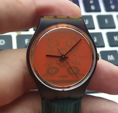 Vintage Swatch Gent Gent Skin Print (GF103) 34mm Men's Watch Uhr