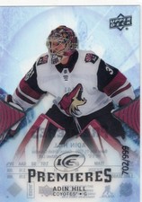 Adin Hill #141 Upper Deck Ice Premiers 702/999 NM