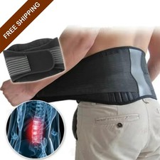 Magnetic Self Heating Back Support Brace Lumbar Orthotics Waist Belt Pain Relief