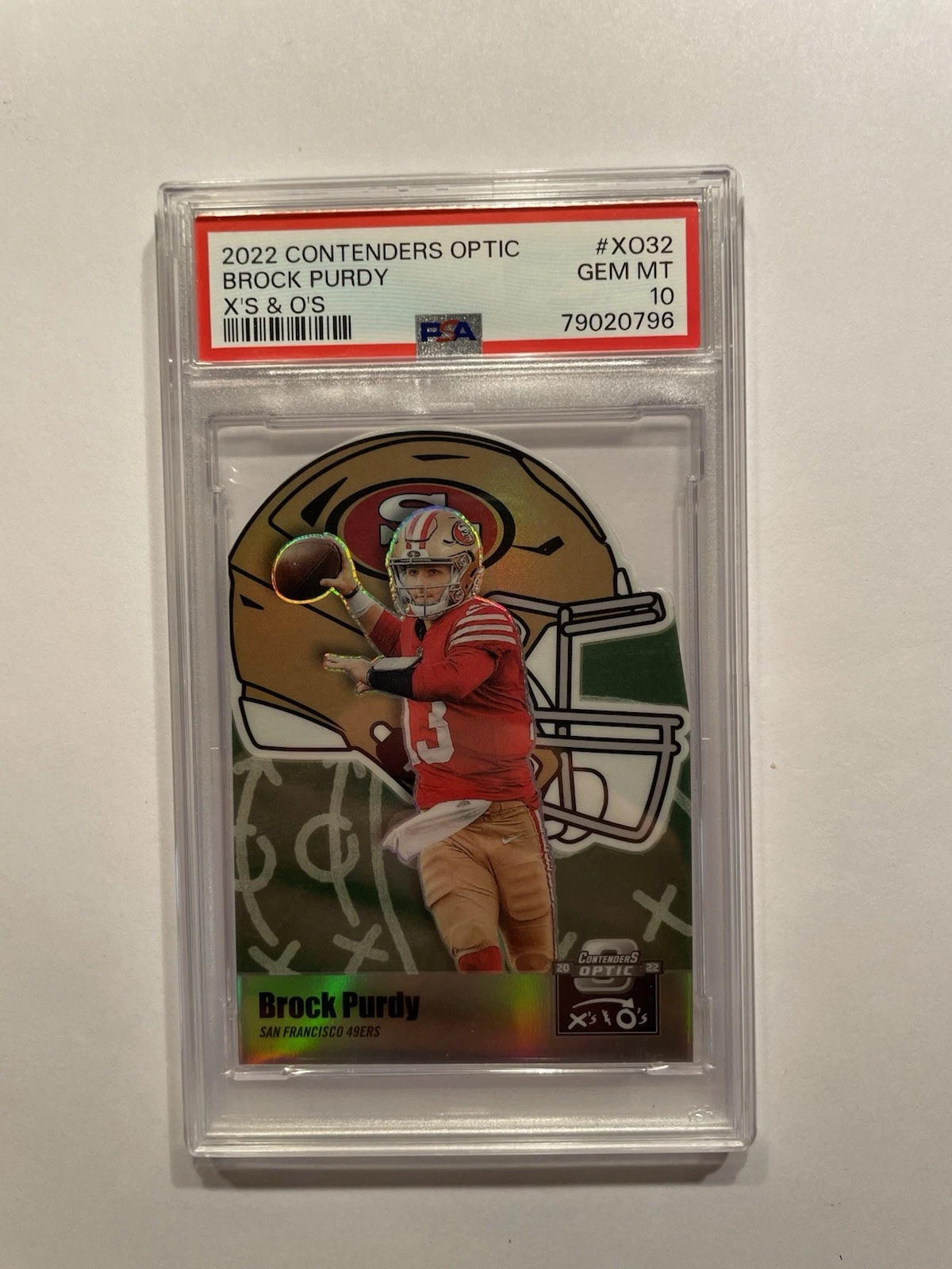 Brock Purdy Panini Contenders Optic X's & O's #XO32 Base