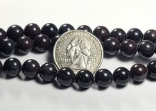 8mm Brecciated Jasper Round Gemstone Beads 8-Inch Strand