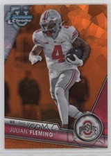 2023 Bowman U Chrome Sapphire Edition Orange 2/25 Julian Fleming #109 a8r