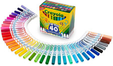 Ultra Clean Washable Markers 40Ct , Colored Markers for Kids, Coloring Book Mar