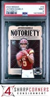 2024 PANINI MOSAIC NOTORIETY #19 JAYDEN DANIELS RC COMMANDERS PSA 9