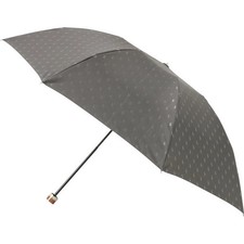 Ralph Lauren Umbrella Polo Men'S Folding Pp Logo Jacquard Charcoal Gray 123-1089