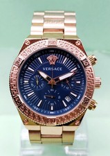 Fantastic Versace Chronograph Date Indicator Analog Quartz Men's Wrist Watch