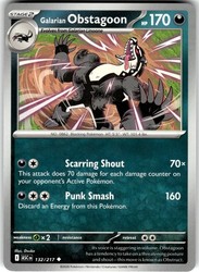 Galarian Obstagoon 132/217 Ascended Heroes Uncommon