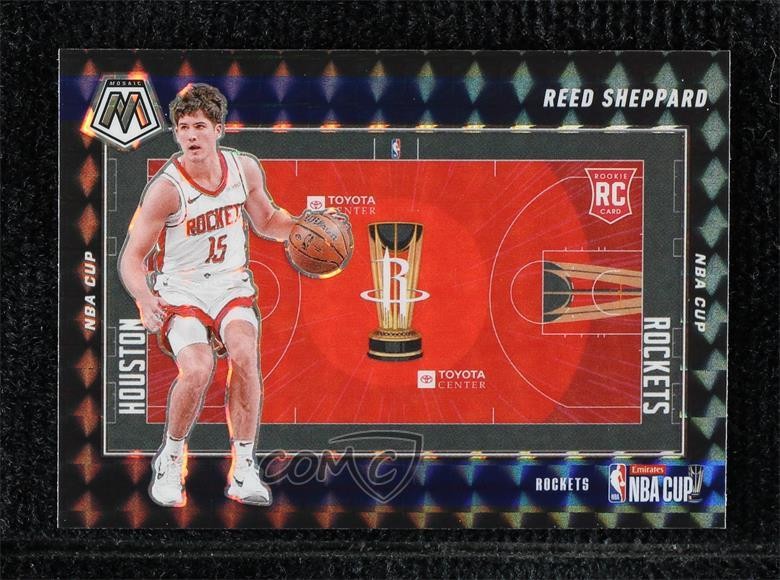 2024-25 Panini Mosaic NBA Cup Reed Sheppard #17 16wc