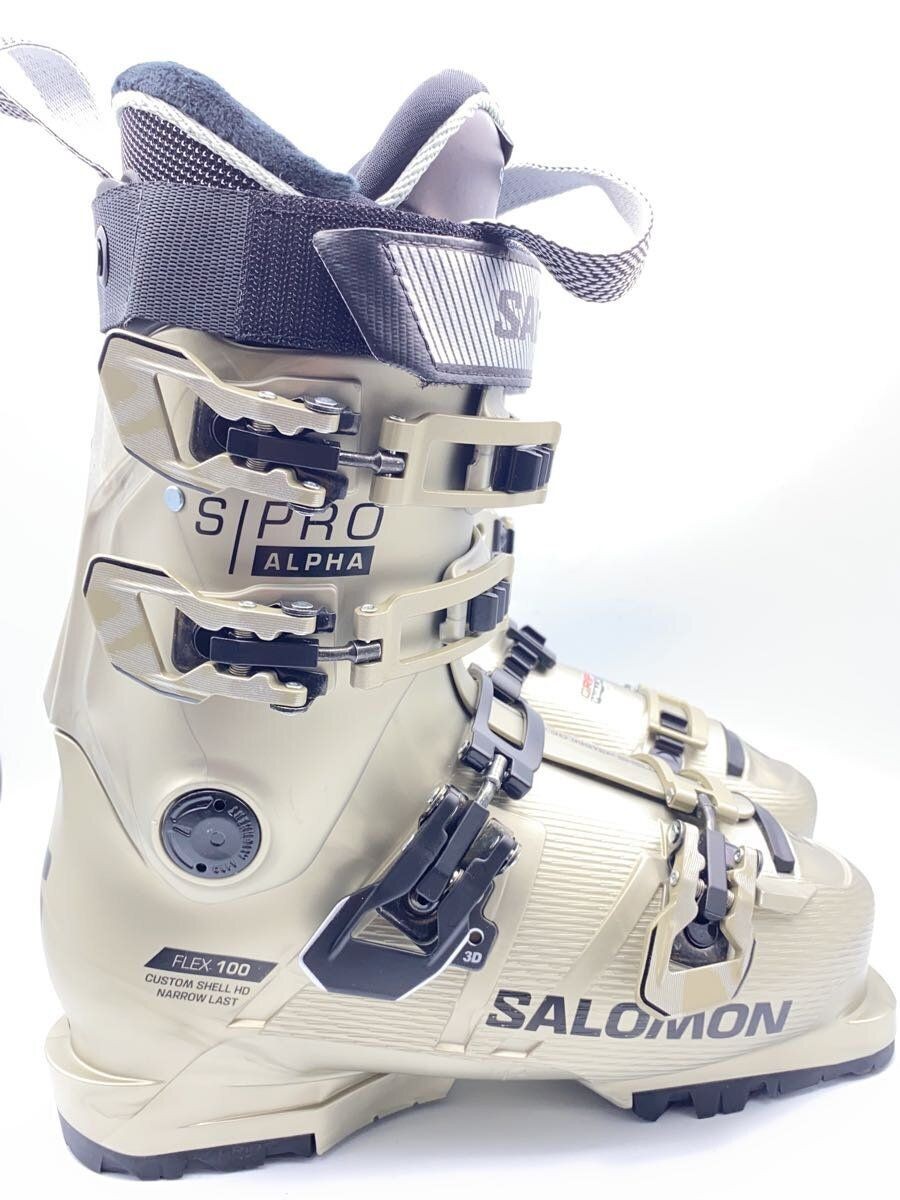 Scarponi da sci Salomon S Pro Alpha 100 23 cm grigi usati per adulti