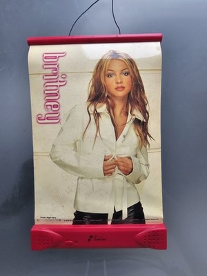 Britney Spears Yaboom Musical Poster Plays Sometimes Vintage Toy
