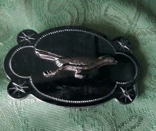 Southwestern Silver And Gold Tone/3D Roadrunner Vintage 70's Belt Buckle