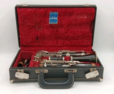 Vtg LeBlanc Vito Reso-Tone 3 U.S.A. Clarinet Mouthpiece Hard Case Untested